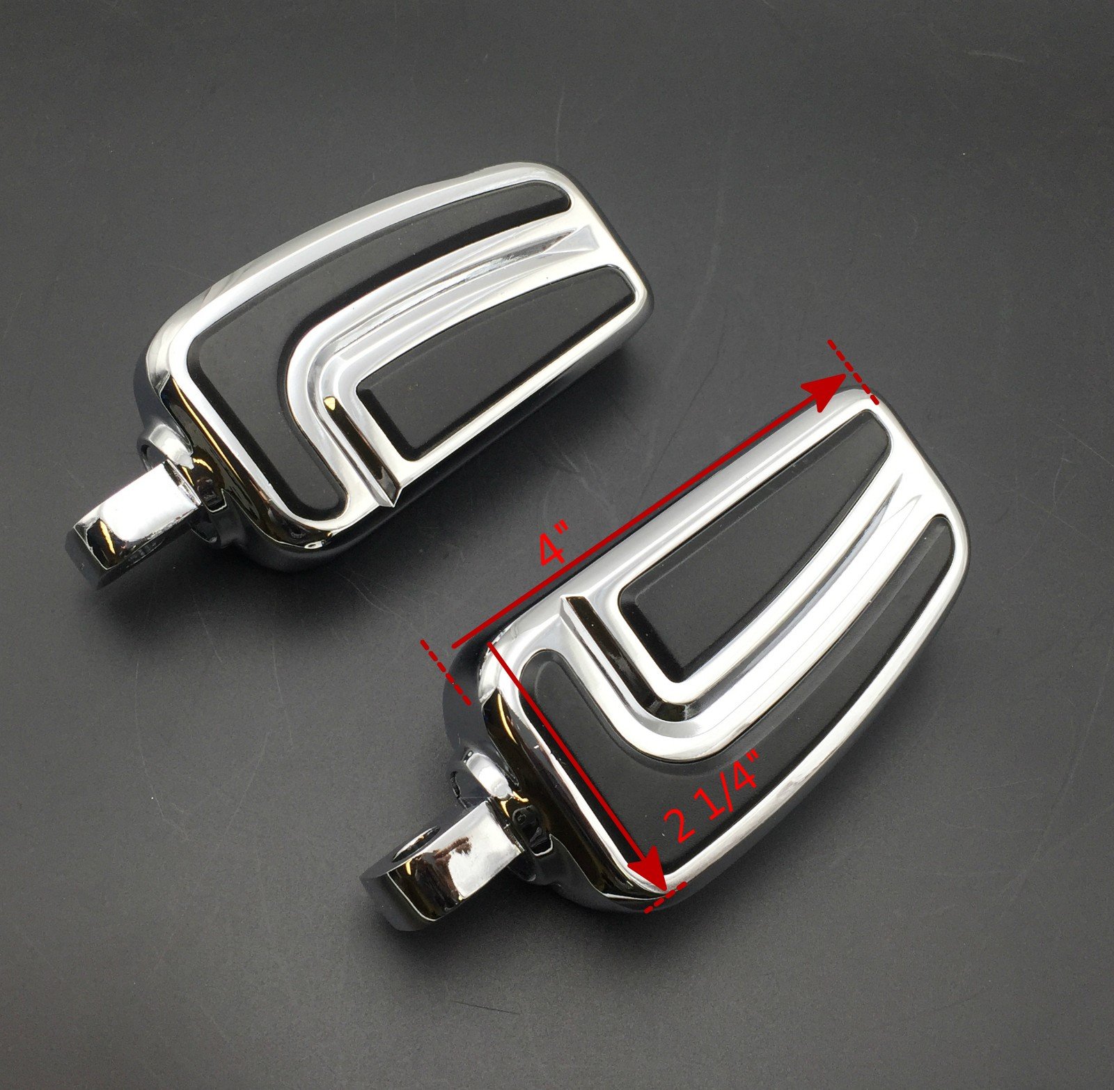 『CHROME BONE PRONE I』 XMMT Chrome Front Frame Down Tube Covers for Harley Softail