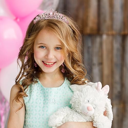 Miniatura 31 de Corona de princesa para mujer, tiaras de reina de cristal para niñas, accesorios para el cabello de novia, regalos para cumpleaños, boda