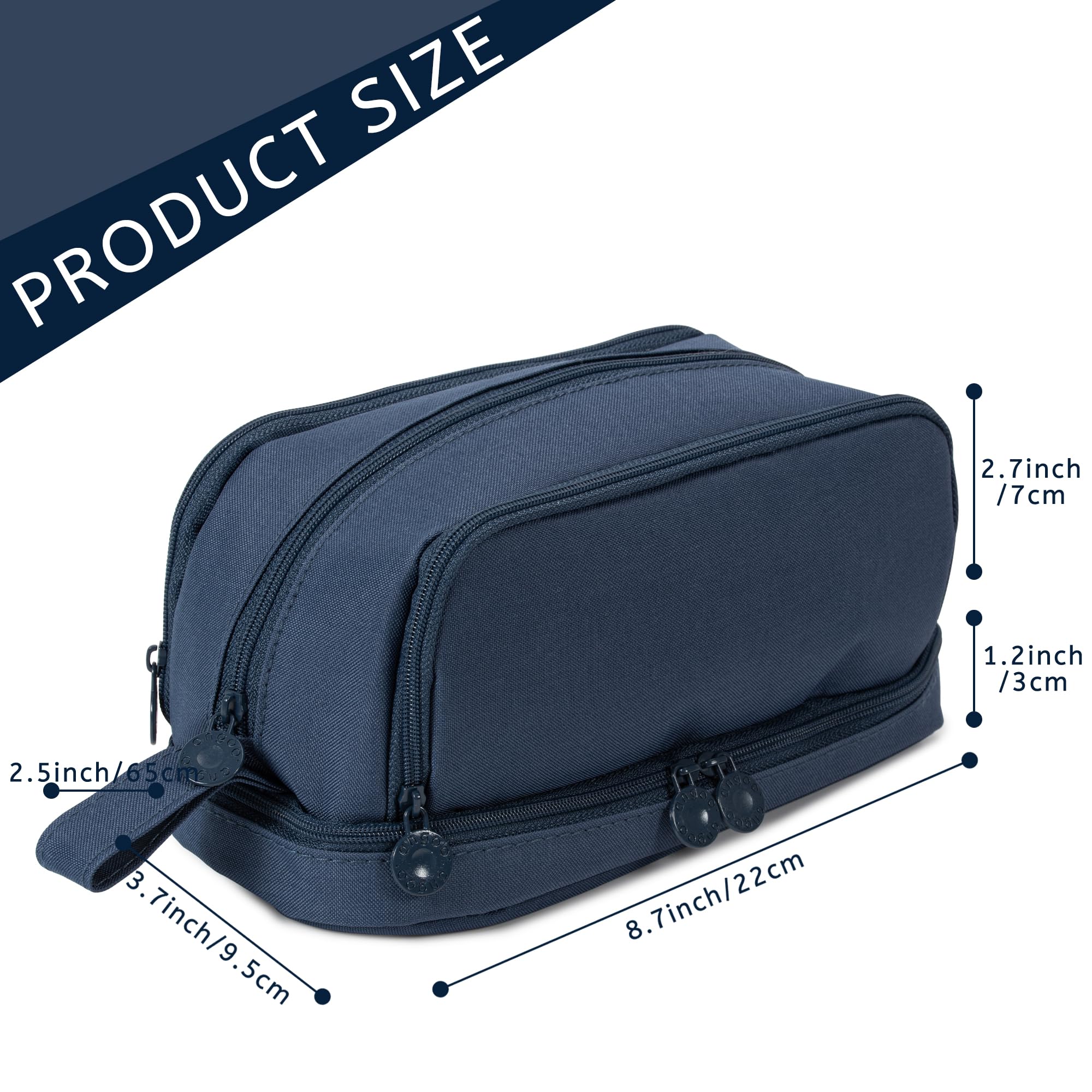 Kunoli Special Pencil Case, Large Capacity Angoo Pencil Case with Compartments - Image 4