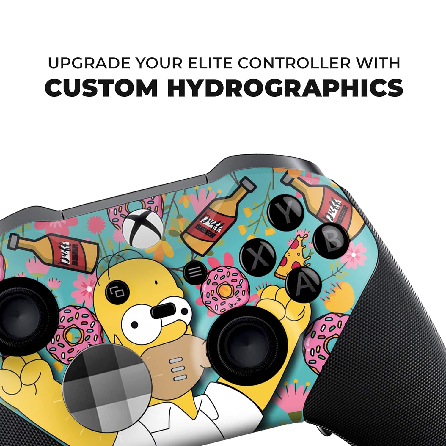 DreamController Simppson X-box Elite Controller Series 2 Limited Edition Custom Elite Series 2 Controller for X-box One/Series X/S. Made with Advanced Hydro-Dip Paint Technology (Not Just a Skin)
