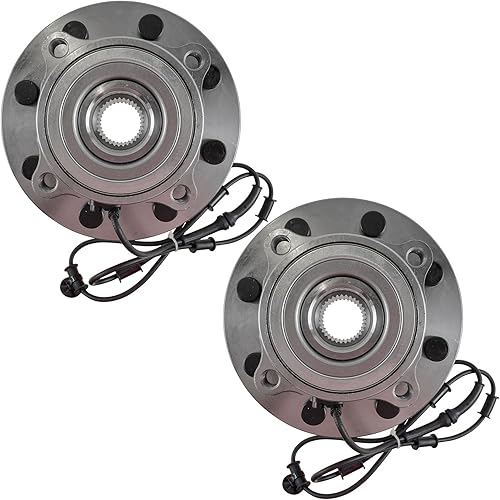 Vista 894 de TRQ Juego de 2 rodamientos y bujes de rueda trasera izquierda y derecha compatible con Ford Expedition 2007-2010 Lincoln Navigator 2007-2010