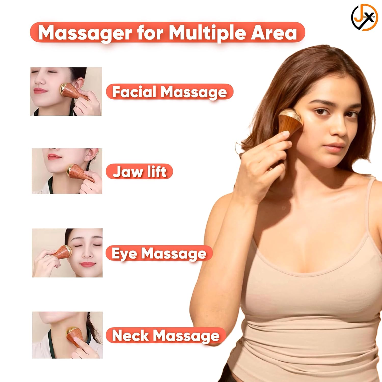 kansa wand for face massage Double Sided Cups Ayurvedic Facial Tool Detox Massager Detoxifies Skin Balances PH Ancient Indian Technique Traditional body Massaging Deep Relaxation Acupoint Pain Relief with Brown Teak Wood Handle (Kansa Wand Double) kansa wand for face massage Double Sided Cups Ayurvedic Facial Tool Detox Massager Detoxifies Skin Balances PH Ancient Indian Technique Traditional body Massaging Deep Relaxation Acupoint Pain Relief with Brown Teak Wood Handle (Kansa Wand Double)