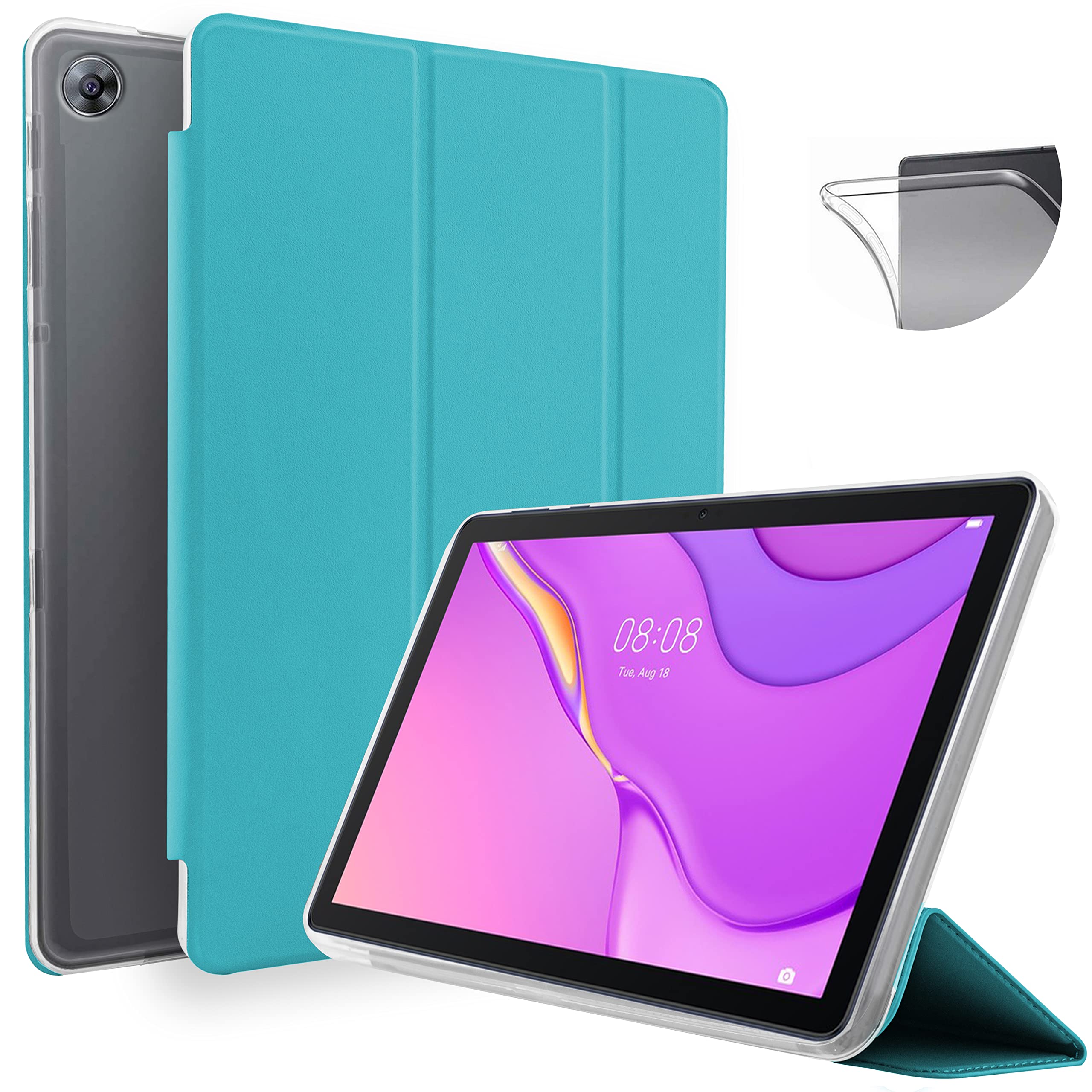 Custodia per Huawei Matepad Pro 13,2 pollici 2023 Cover leggera Smart Classics Tri-fold Stand TPU Pelle Cover con Auto Sleep/Wake per Huawei Matepad Pro 13.2 Cover Sottile (nero