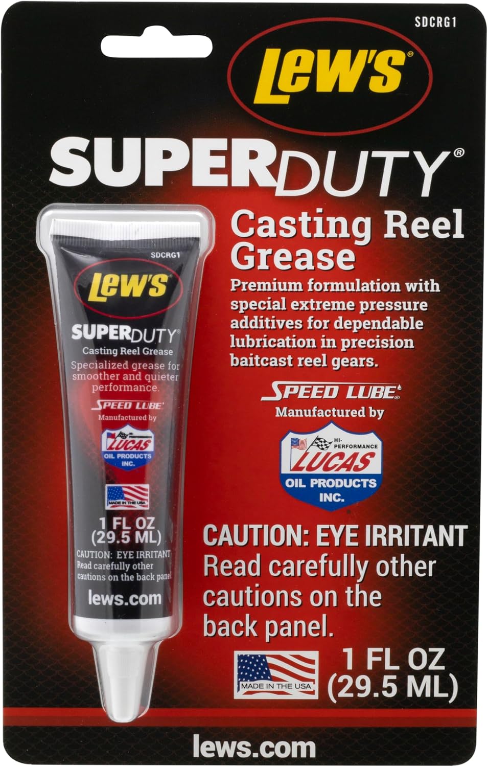 Lew's Super Duty Casting Reel Grease, Custom Blended