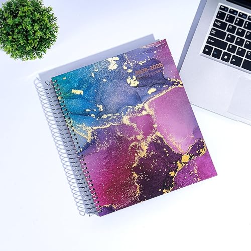 Miniatura 4 de CAGIE Agenda 2025-2026 18 meses julio 2025 - diciembre 2026, calendarios semanales y mensuales de 8.5 x 11 pulgadas, grandes planificadores en