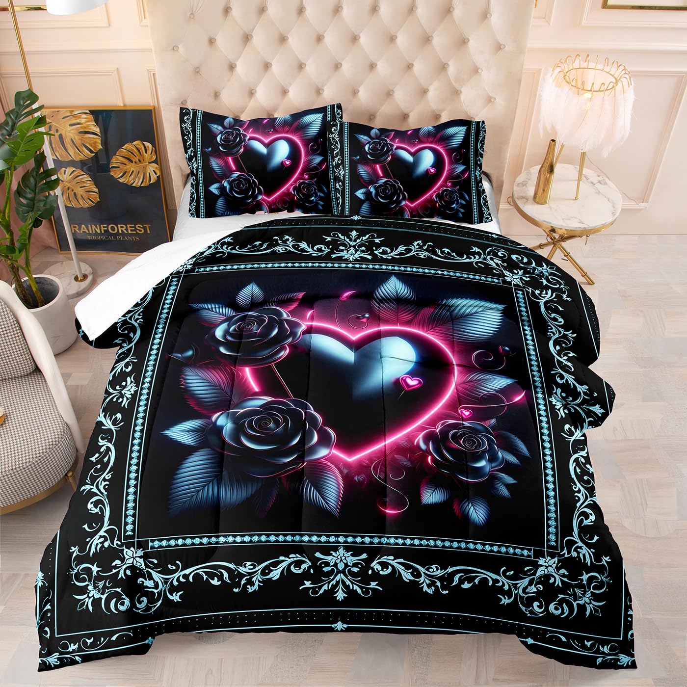 Couette 4 saisons microfibre 200Gsm thermorégulatrice lavable 200x200