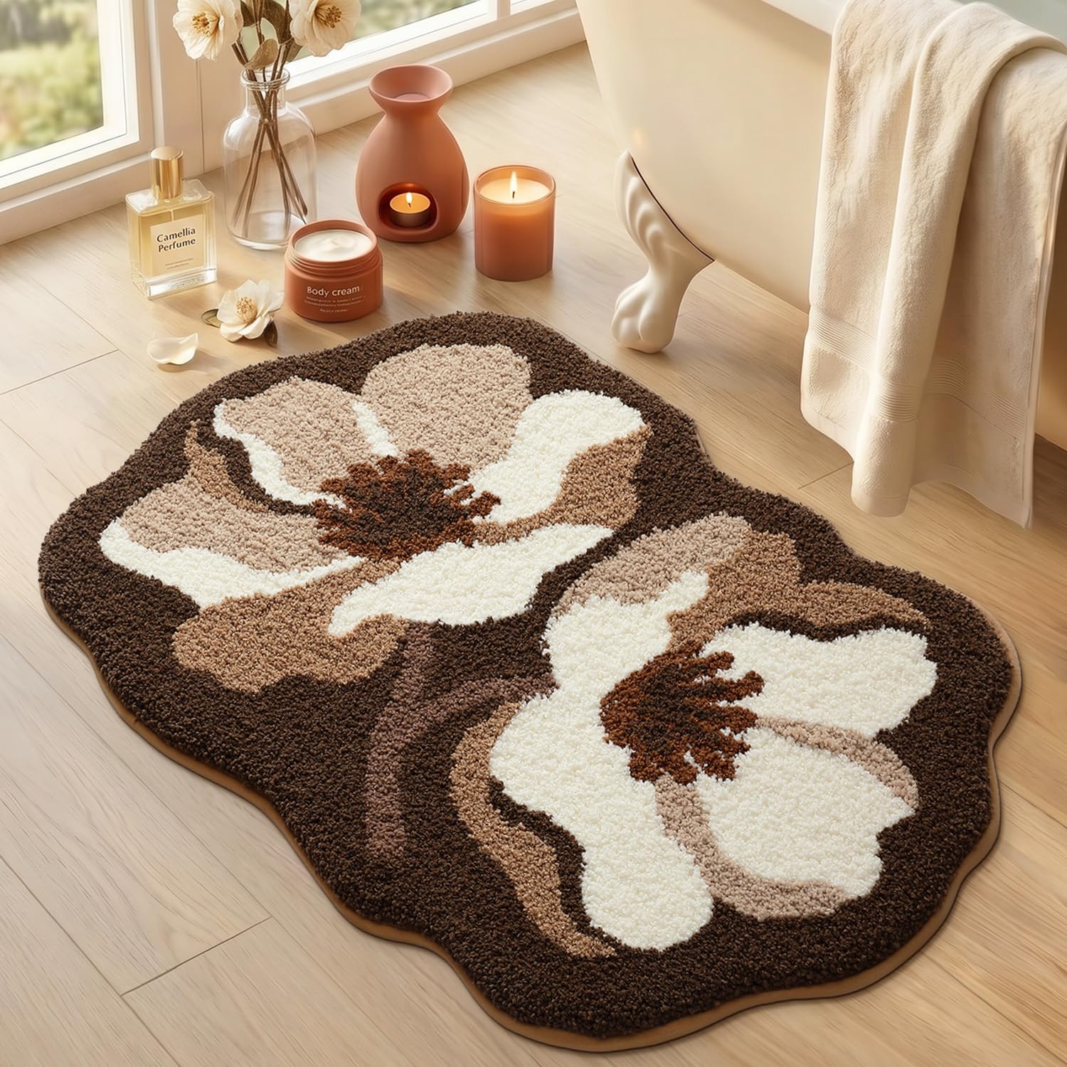 LUMI Flower Bathroom Rug