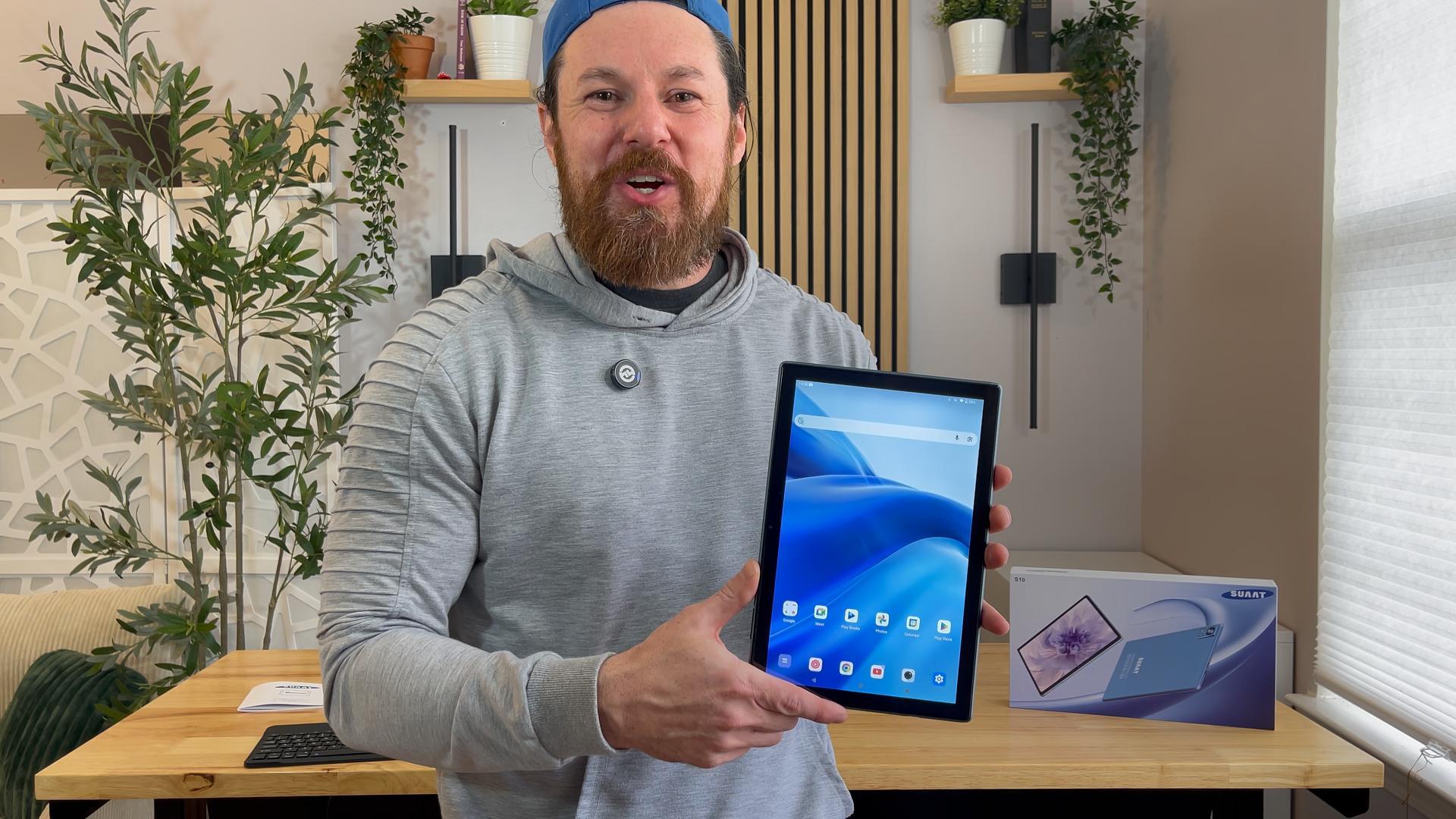 Amazon.com : SUAAT Android 15 Tablet 30GB RAM 128GB ROM 1TB Expand