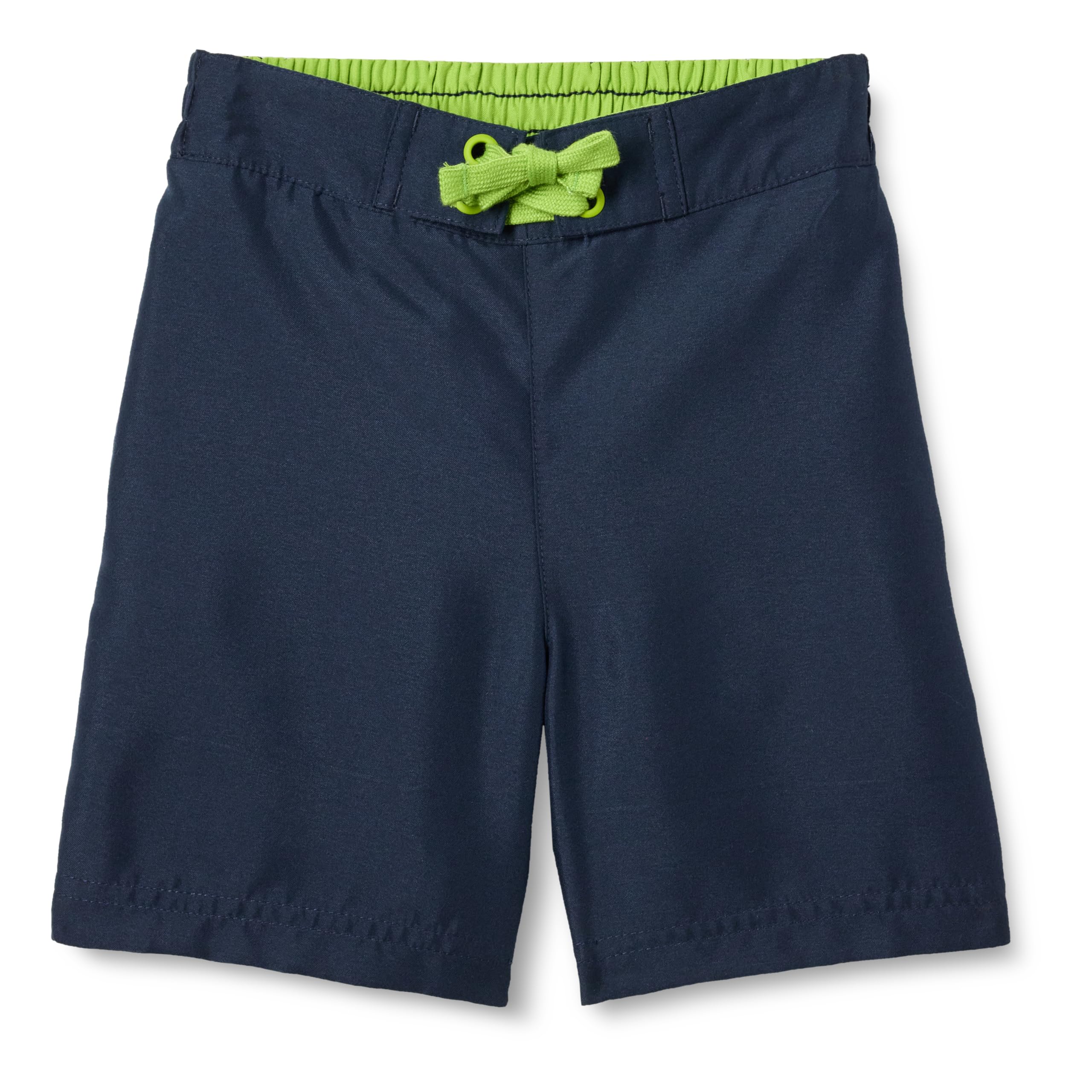 Amazon Essentials Boy's Quick-Dry Swimming Board Shorts Swimming Trunks, Navy, 9 Years