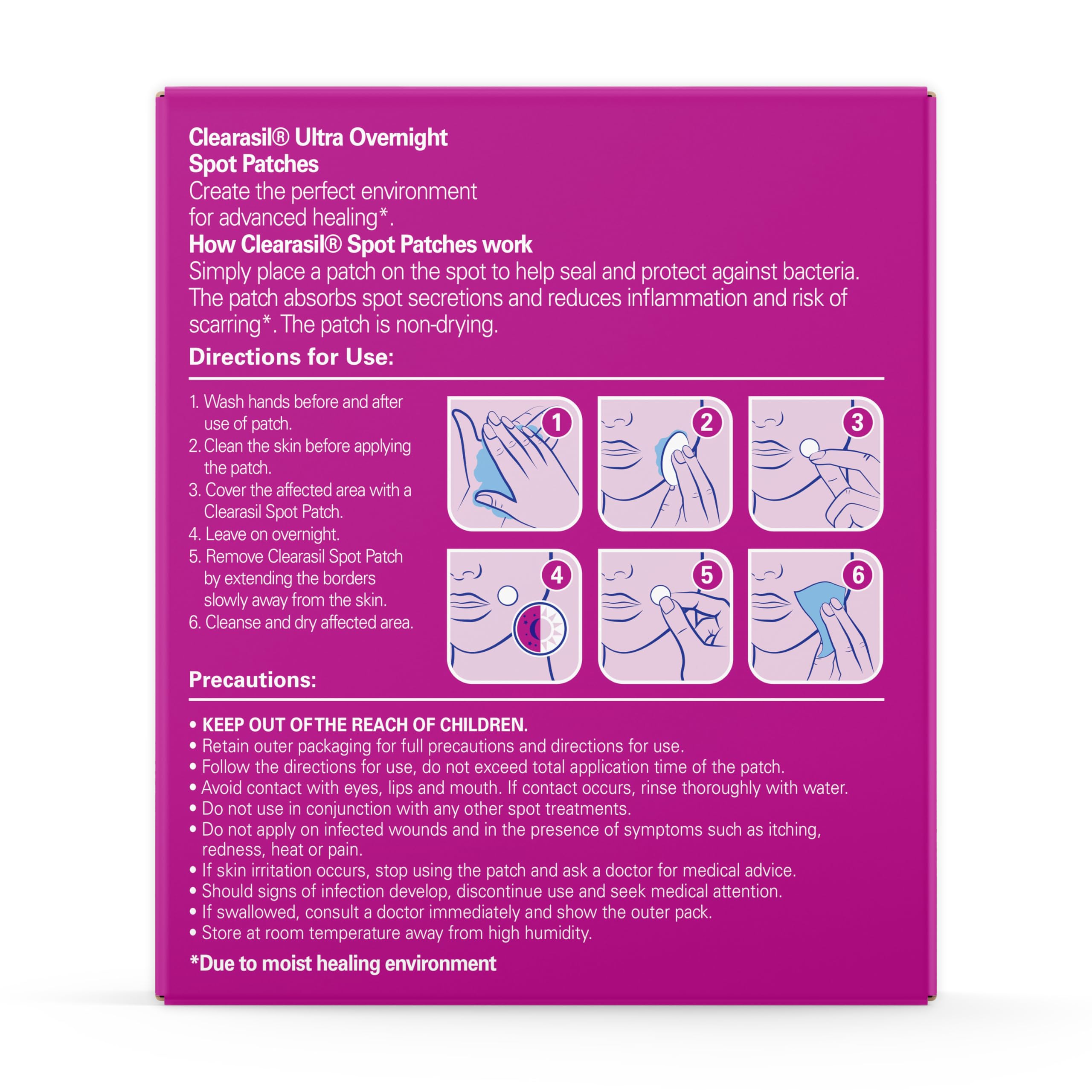 Clearasil Hydrocolloid Acne Spot Treatment Patches