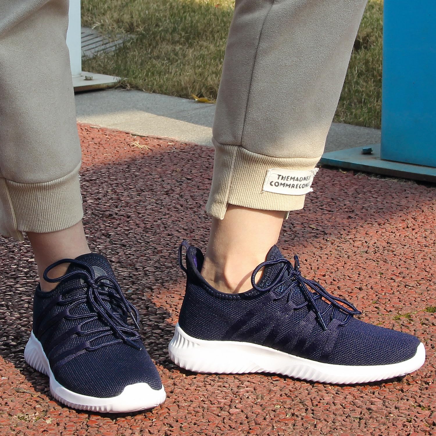 Feethit Womens Slip On Running Shoes Non Slip Walking Shoes Lightweight Gym Workout Shoes Breathable Fashion Sneakers - Image 2