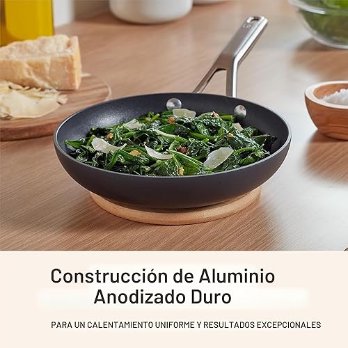 Miniatura 5 de Calphalon Juego de sartenes antiadherentes anodizadas duras de 8" y 10"