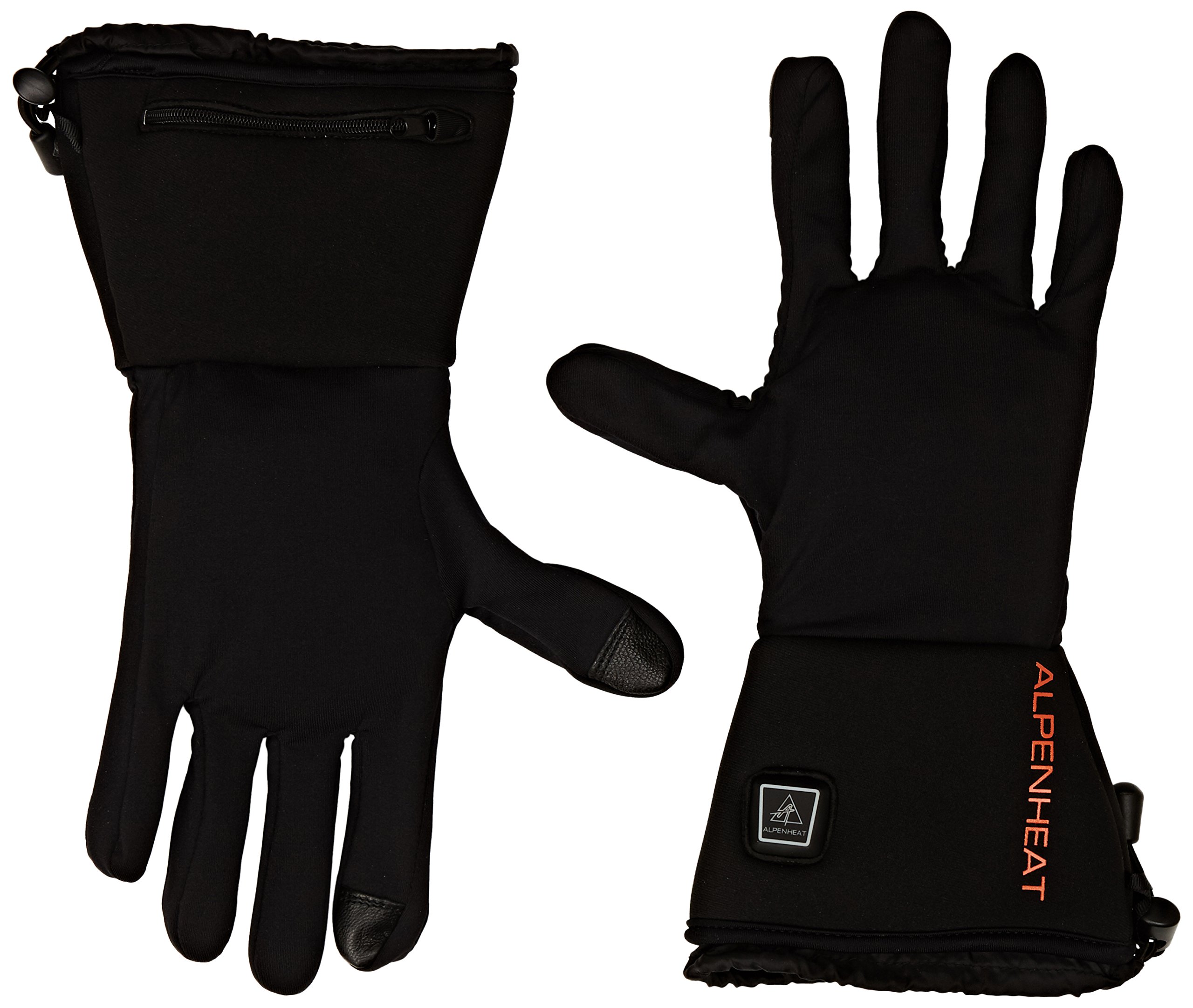Alpenheat Beheizter Unterziehhandschuh, Schwarz, S, AG1 Fashion