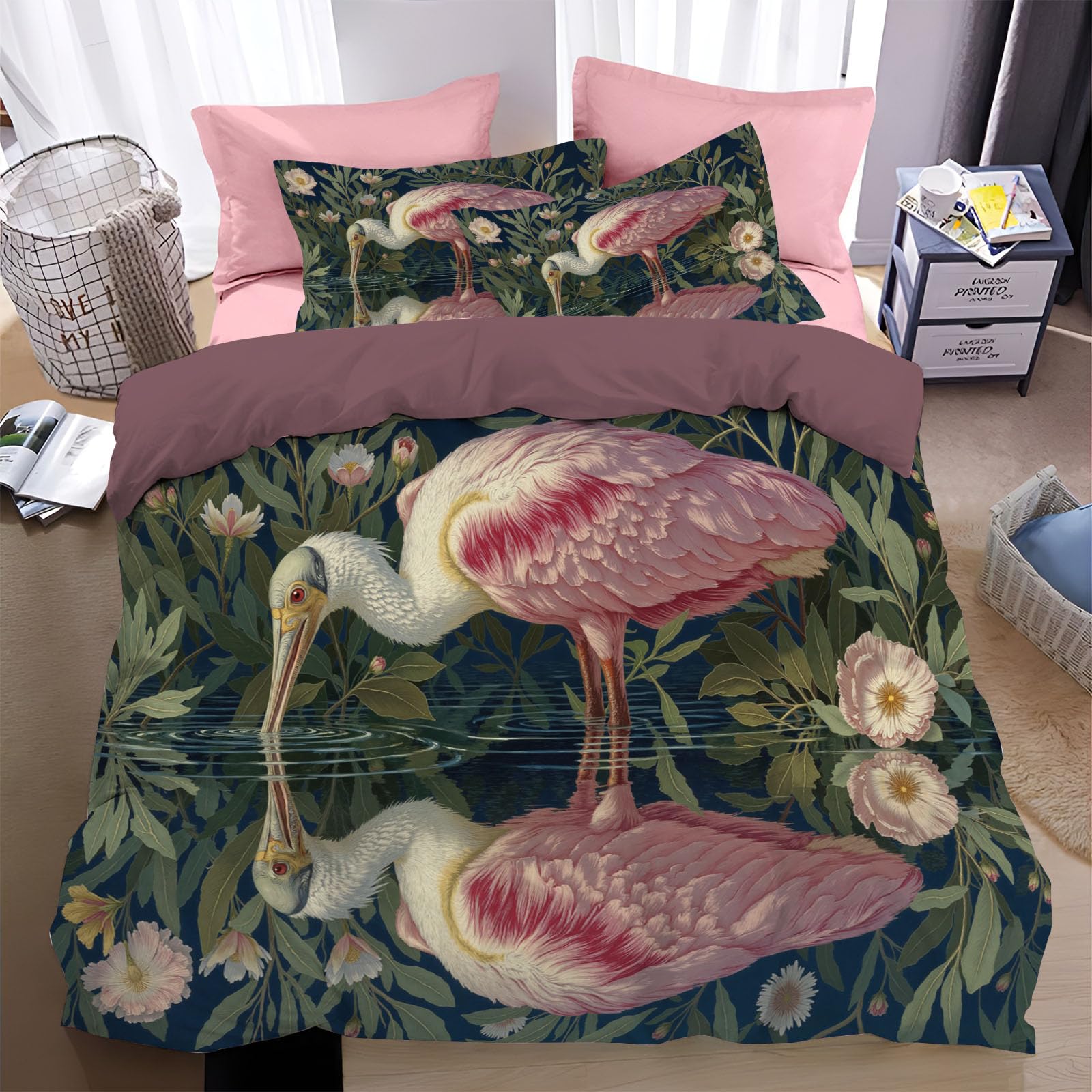 Housse de couette 240x260cm à fermeture éclair pour enfiler votre couette sans effort