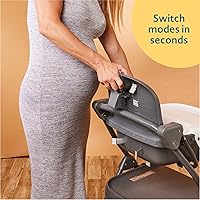 Vista 4 de The First Years Torre y silla alta plegable para niños pequeños, silla alta 2 en 1 y taburete para niños pequeños, altura ajustable para crecer