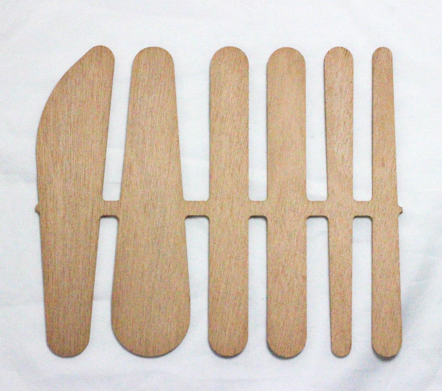 Set of 6 Wood Fillet Tools for Stitch & Glue Boatbuilding Epoxy Work