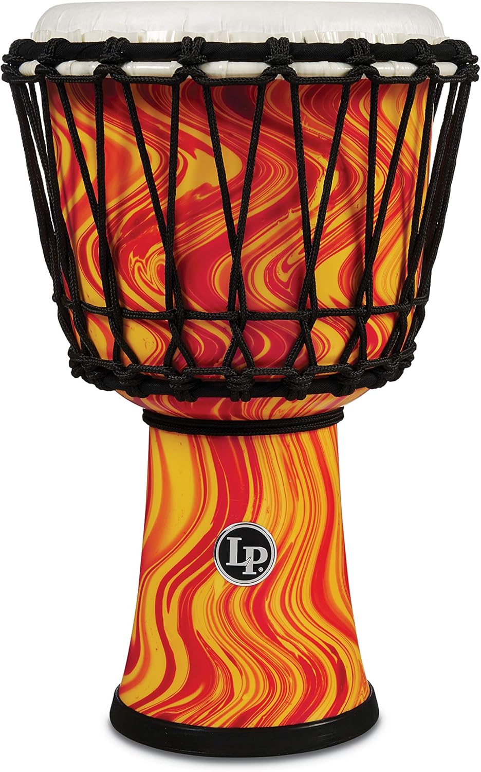 Latin Percussion World Collection Circle Djembe, Green Marble, 7-inch (LP1607GM)
