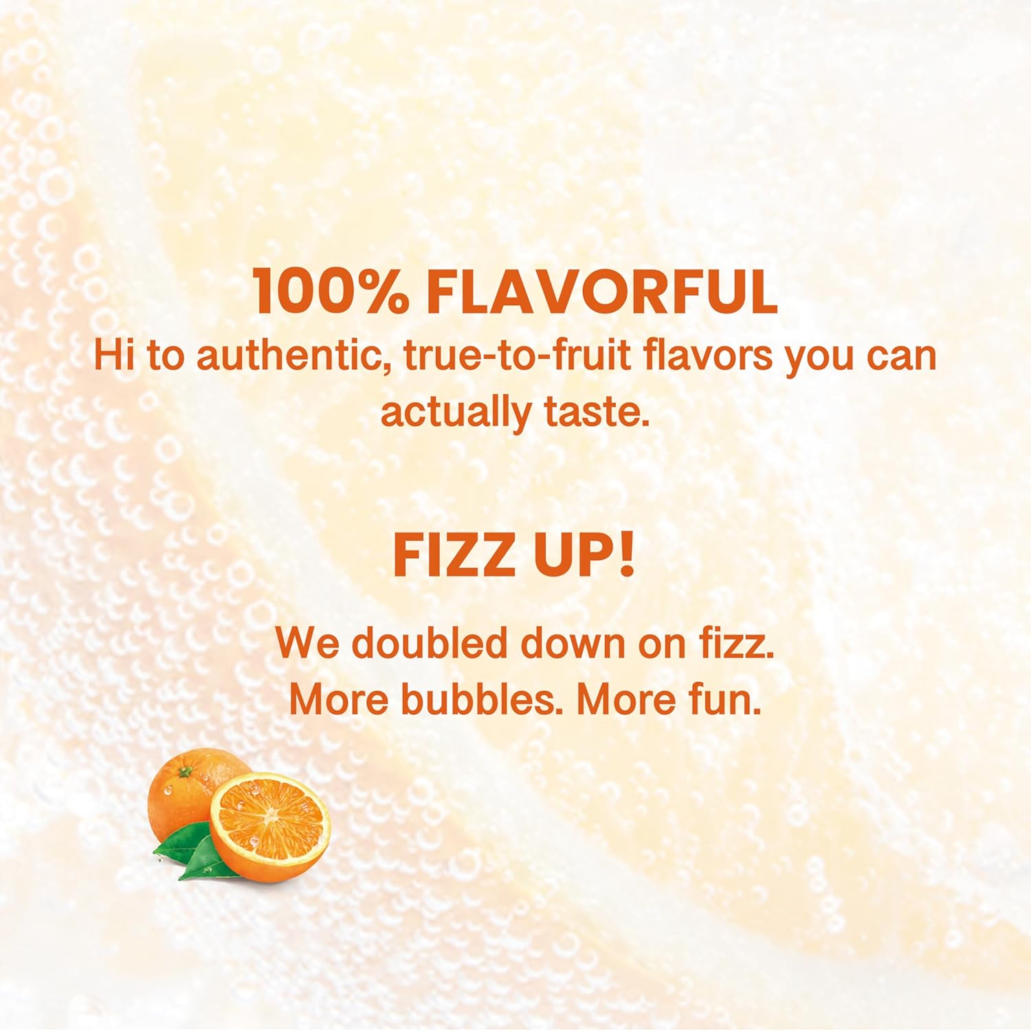 CHI FOREST Flavored Sparkling Water Beverage, Orange, 16.2 fl oz Bottles (pack of 15) - Image 5