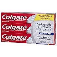 Vista 49 de Colgate Pasta dental con bicarbonato de sodio y peróxido con burbujas blanqueadoras