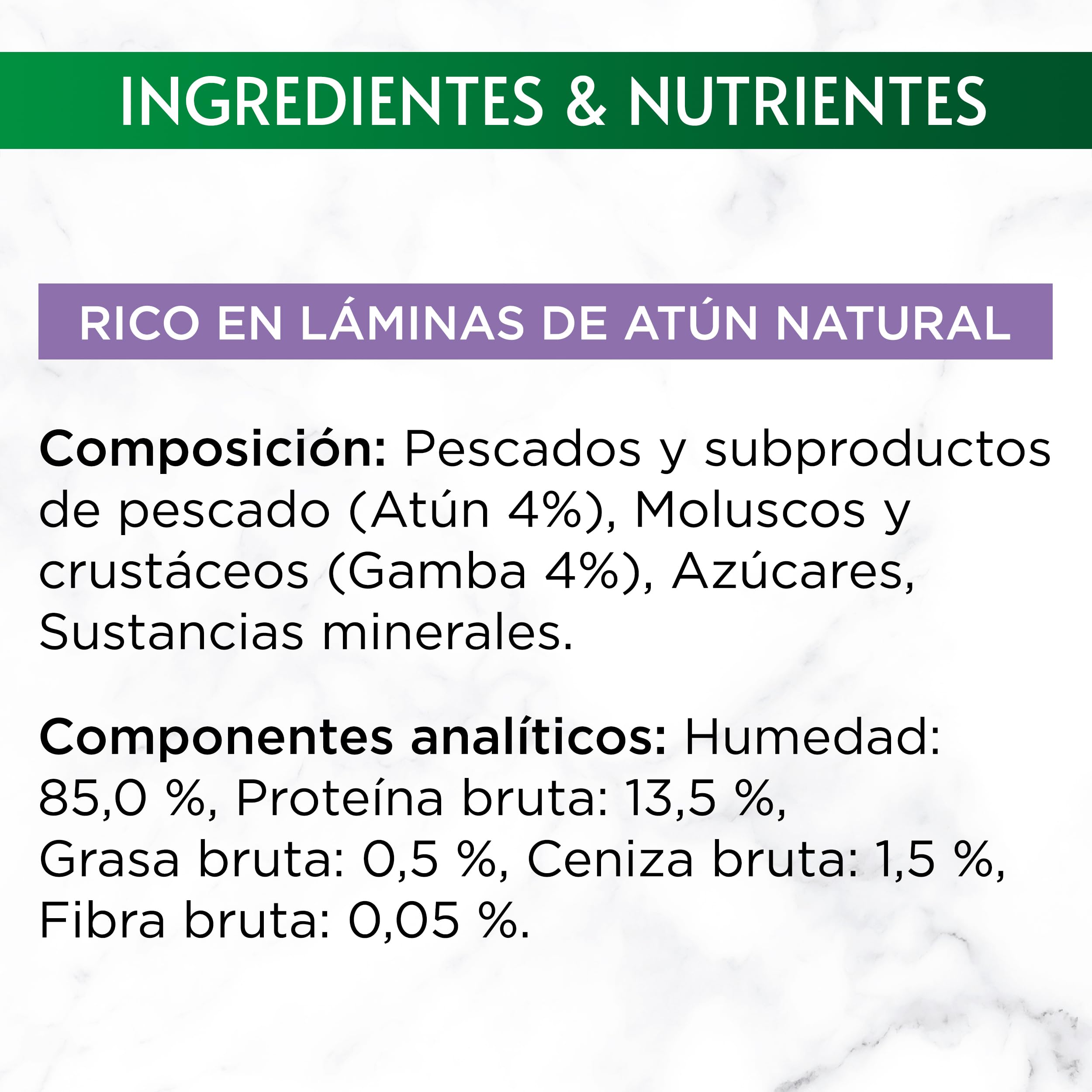 Purina Gourmet Nature's Creations Comida Húmeda para Gato con Atún y Gambas, 24 latas de 70g