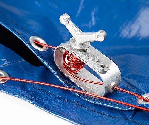 Miniatura 8 de Blue Wave Cubierta de invierno para piscina redonda sobre el suelo dorada de 15 años y 21 pies