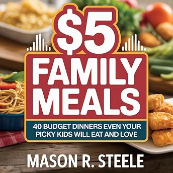 $5 Family Meals: 40 Budget Dinners Even Your Picky Kids Will Eat and Love Audiobook by Mason R. Steele episode artwork