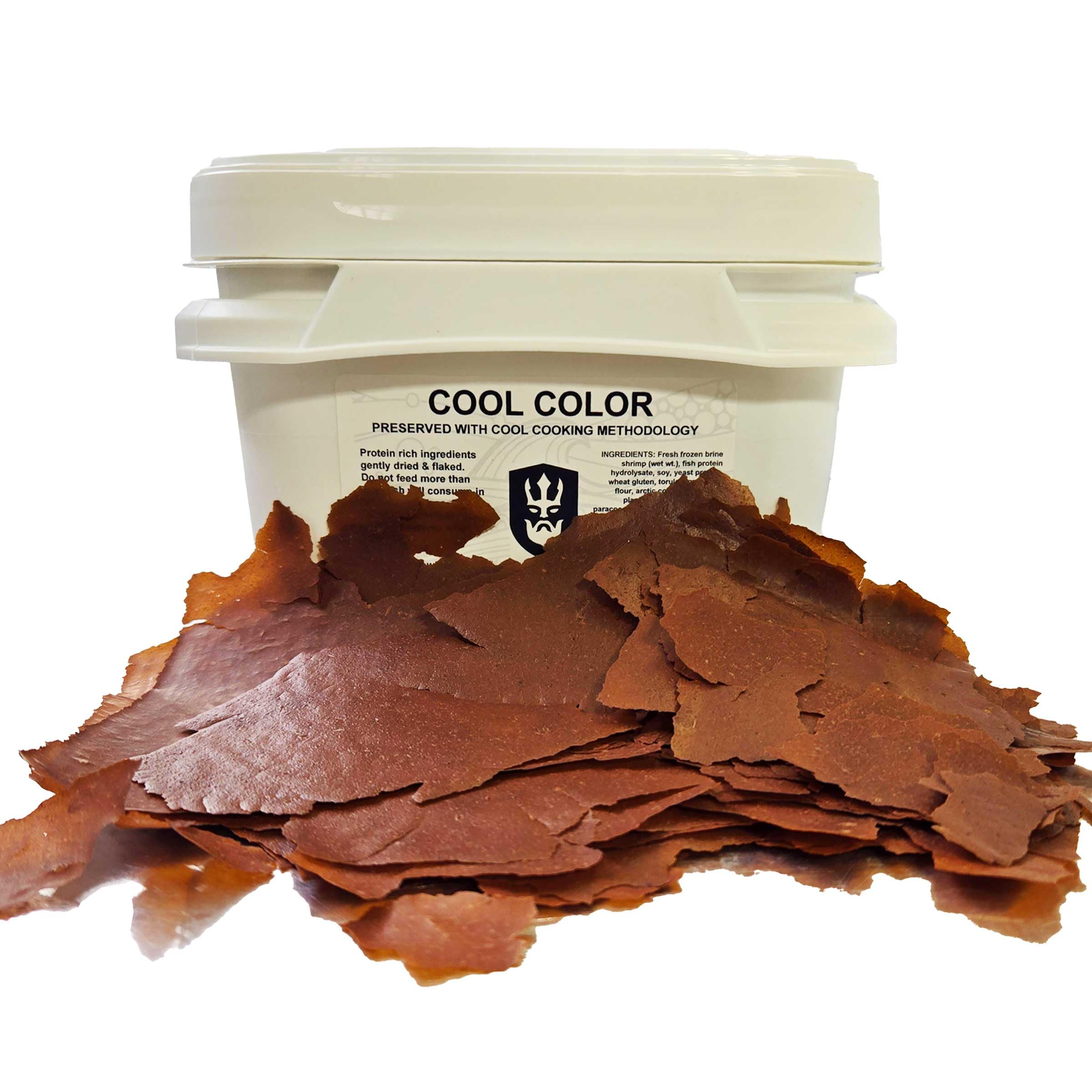 Cool Color Enhancing Tropical Fish Flake with Brine Shrimp, 3 lb