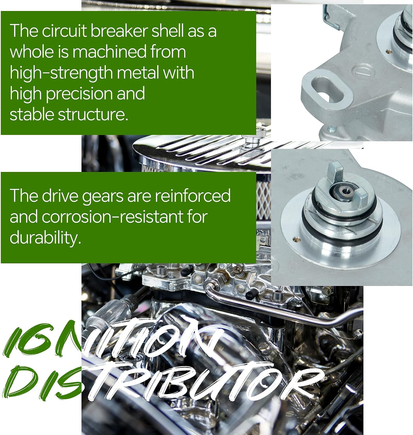 Ignition Distributor w/Cap & Rotor TD-98U Compatible with 96-97 Honda Del Sol, 96-98 Honda Civic, 1997 Acura EL TD-80U 30100-P2E-A01