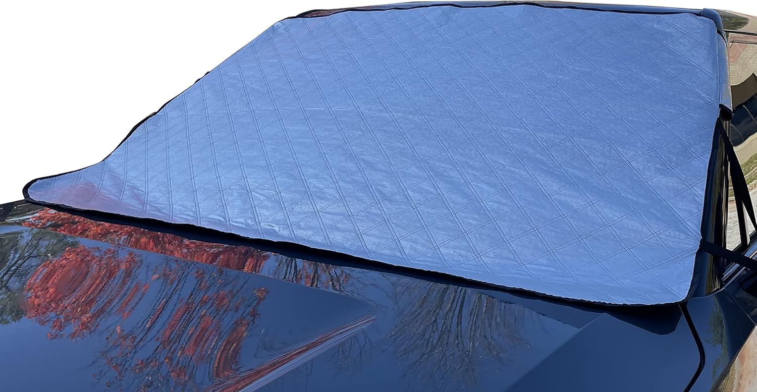 Custom Fit Automotive Windshield Snow and Frost Cover Triple Layer Protection Compatible with 2020 2021 2022 Kia Sportage