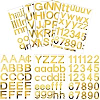 Vista 12 de Outus 8 hojas de calcomanías de letras de vinilo autoadhesivas para buzones, letras y números de vinilo para exteriores para manualidades