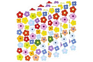 585Pcs Mini Flower Stickers for Laptop Water Bottle Scrapbooking