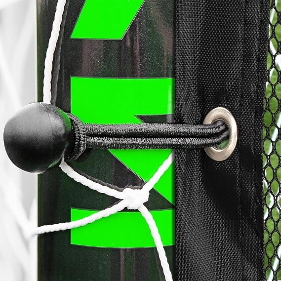 AKOZLIN Soccer Goal Target Net Soccer Shooting Training Aid with 7 Scoring Target Zones Soccer Field Nets Football Practice Training Equipment Accessory (Net Only)