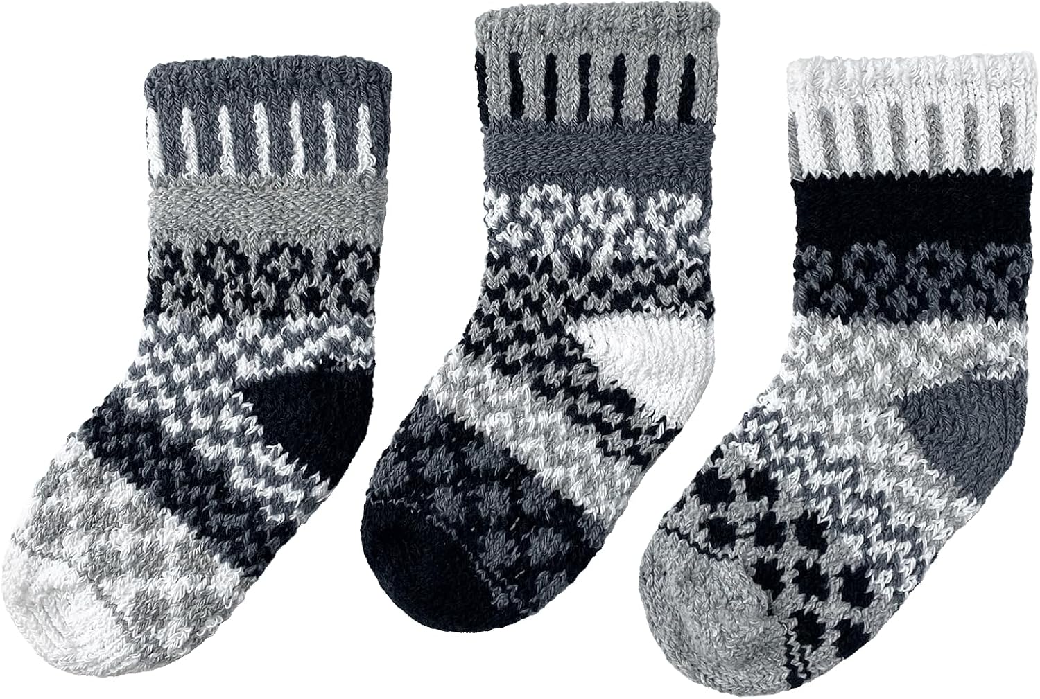 Solmate Socks Baby Socks - Mismatched Baby Crew with Spare for Boys and Girls