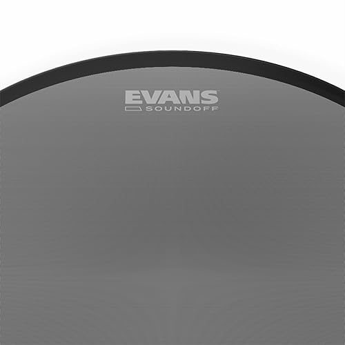 Miniatura 2 de Evans dB Zero Drum Heads - Con malla ShockWeave de una sola capa, cabezal de tambor de bajo volumen, bajo, 22 pulgadas