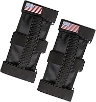 Vista 27 de Asas de agarre para barra de agarre para Jeep Wrangler Accesorios TJ JK JL Gladiator JT - Hebilla de metal mejorada, naranja cibernético, paquete