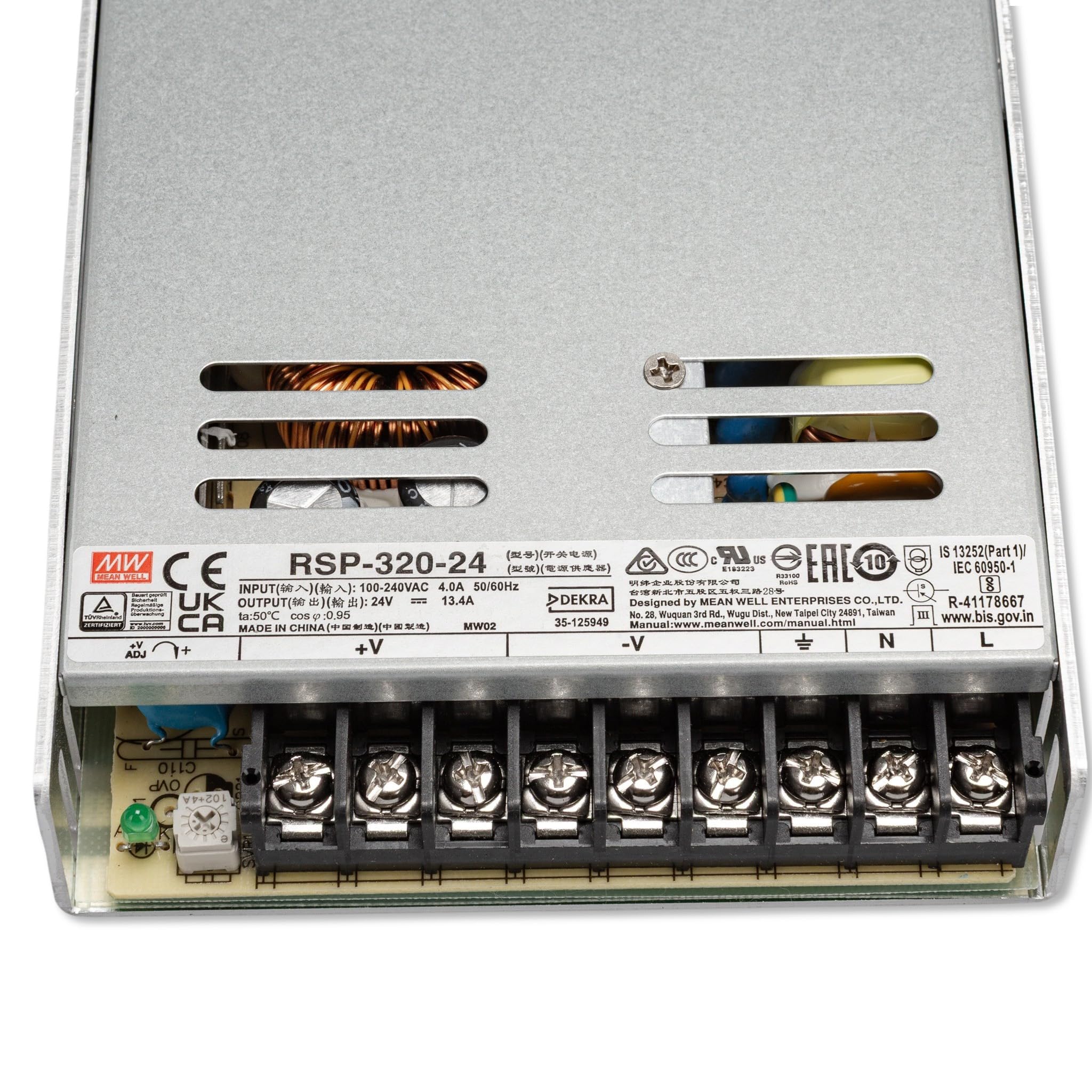 Mean Well HRP-300-24 AC/DC-Netzteil, geschlossen, 14 A, 336 W, 24 V/DC