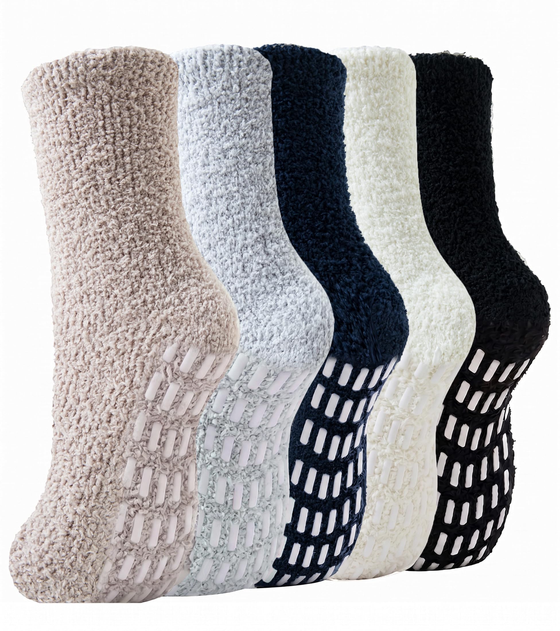 Josnown Kuschelsocken Damen Stoppersocken Flauschige Antirutschsocken 35-42 | Winter Dicke Warme Haussocken Kuschlige Bettsocken Schlafsocken Geschenke für Frauen