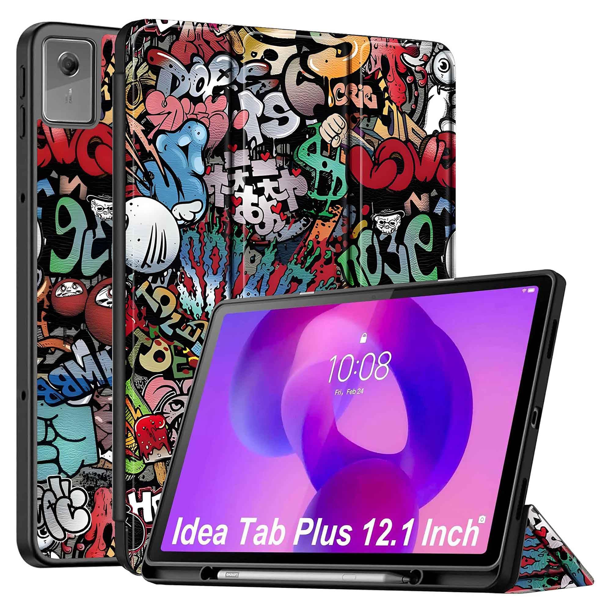 ProElite Cover for Lenovo Idea Tab Plus 12.1 inch 2025 case Cover, Soft Flexible Flip Case Cover for Lenovo Idea Tab Plus 12.1 inch 2025 [Recoil Series] - Black — Amazon image 13