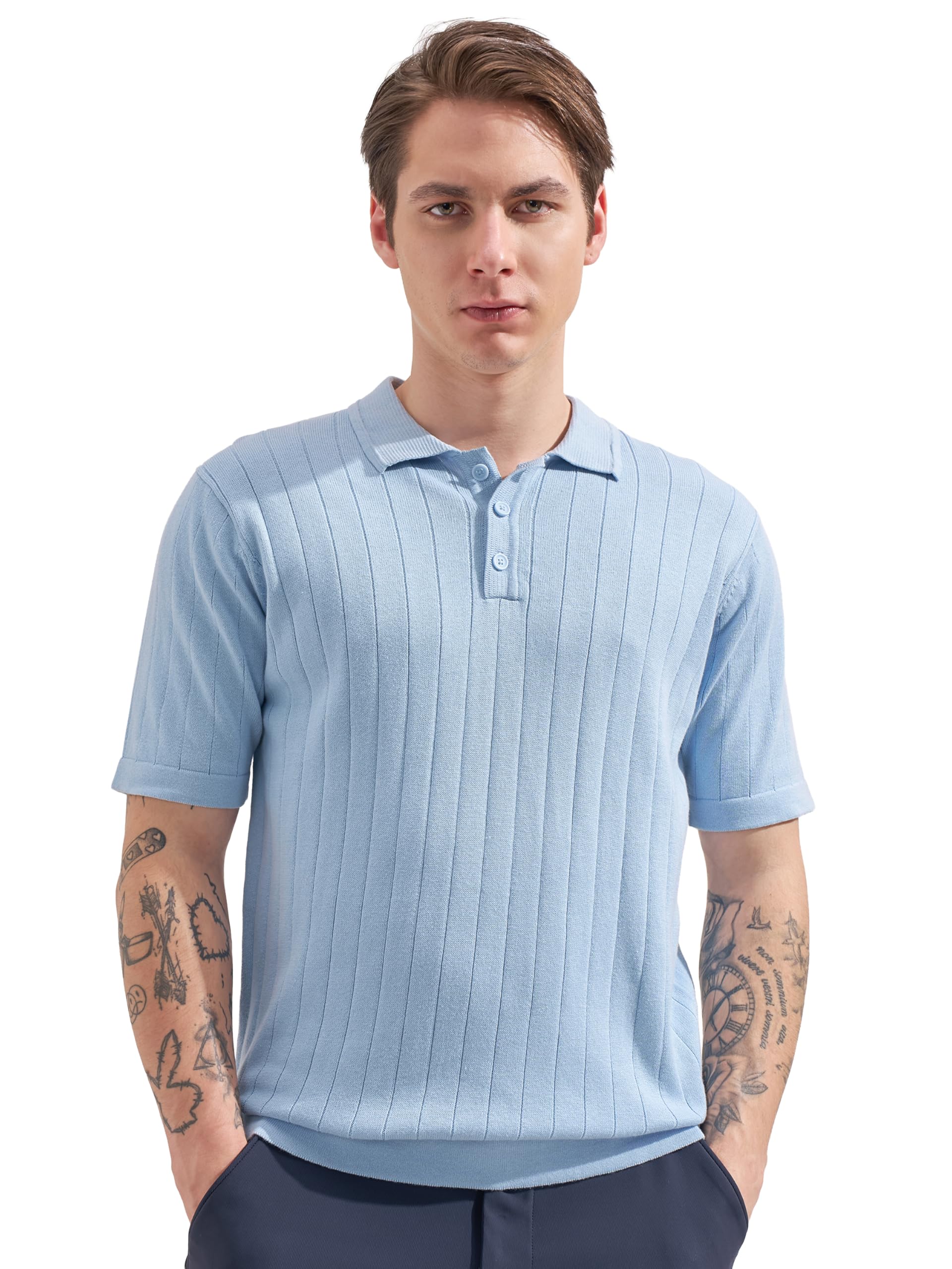 highlander Men's Cotton Blend Polo Tshirt | Flat Knit | Regular Fit | Polo T-Shirt-picture-32