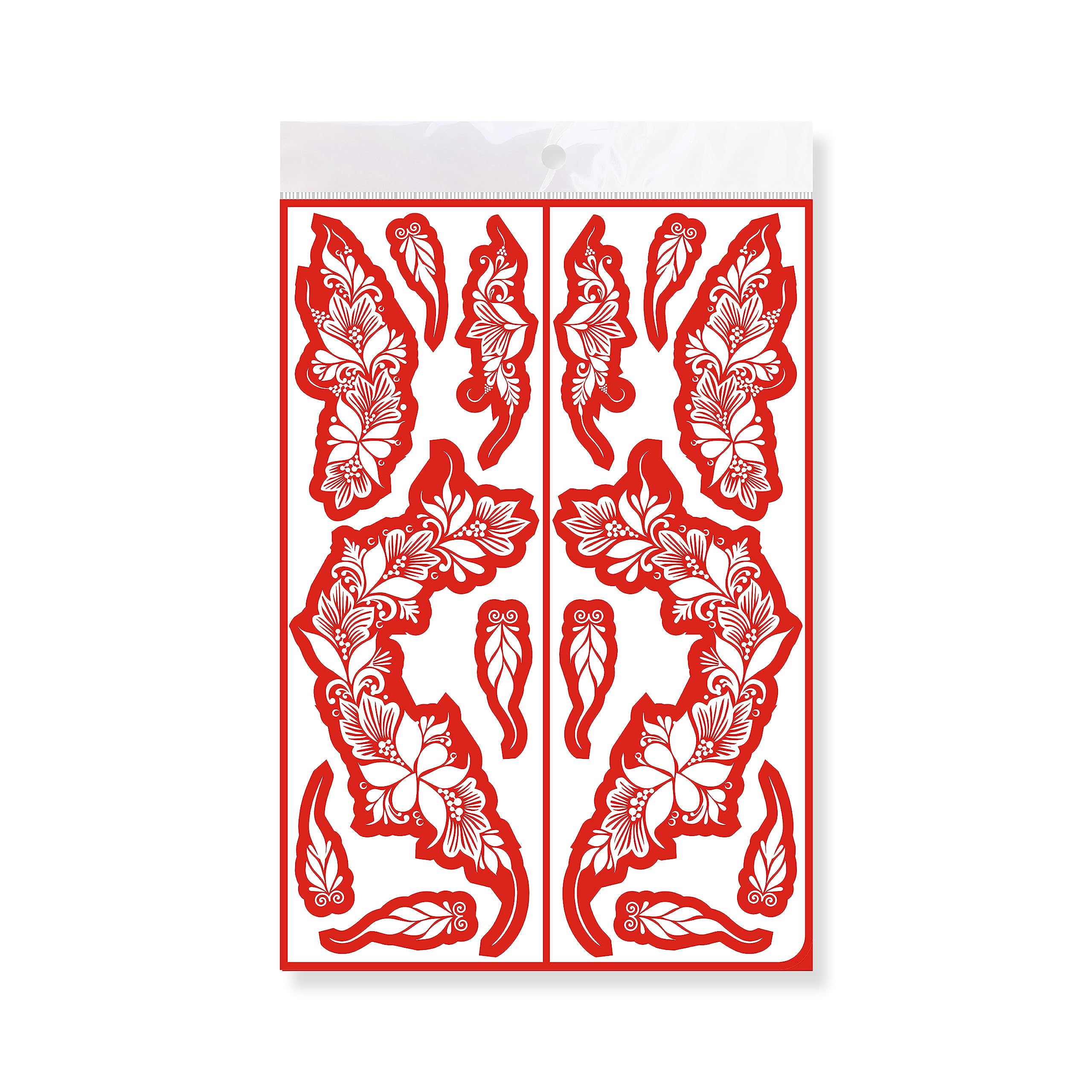 MAJARAT HENNA TEMPLATE STENCIL – MJ525 (LARGE: 18x25 cm.)