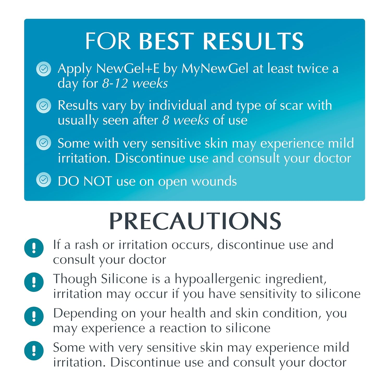 NewGel Plus by MyNewGel Breast Scar Care Bundle, Scar Gel with Vitamin E for Day + Ultra Thick Silicone Sheeting (CLEAR) for Night, All Day Treatment