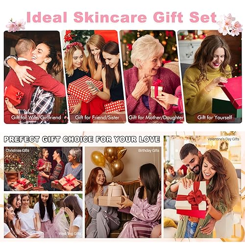 Miniatura 6 de Sakura - Set de cuidado de la piel para mujeres, regalos de cumpleaños para adolescentes, cuidado de la piel para niños, cuidado de la piel para