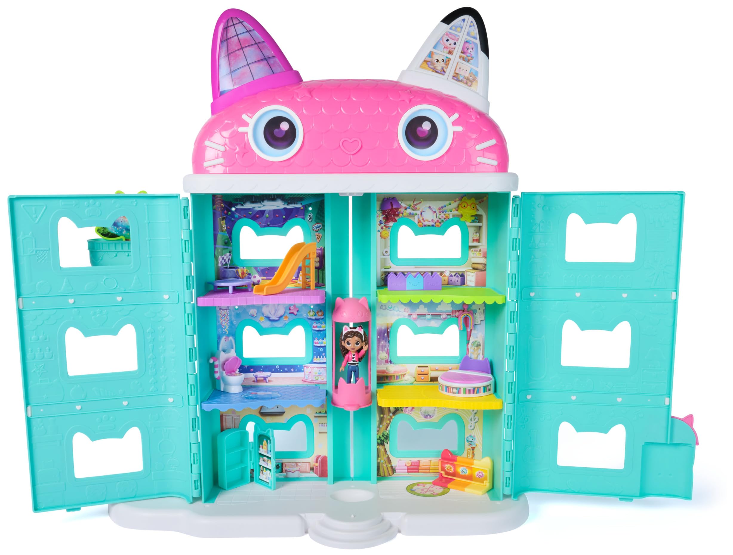 Amazon.com: DREAMWORKS GABBY'S DOLLHOUSE: Gabby's Cat Dollhouse