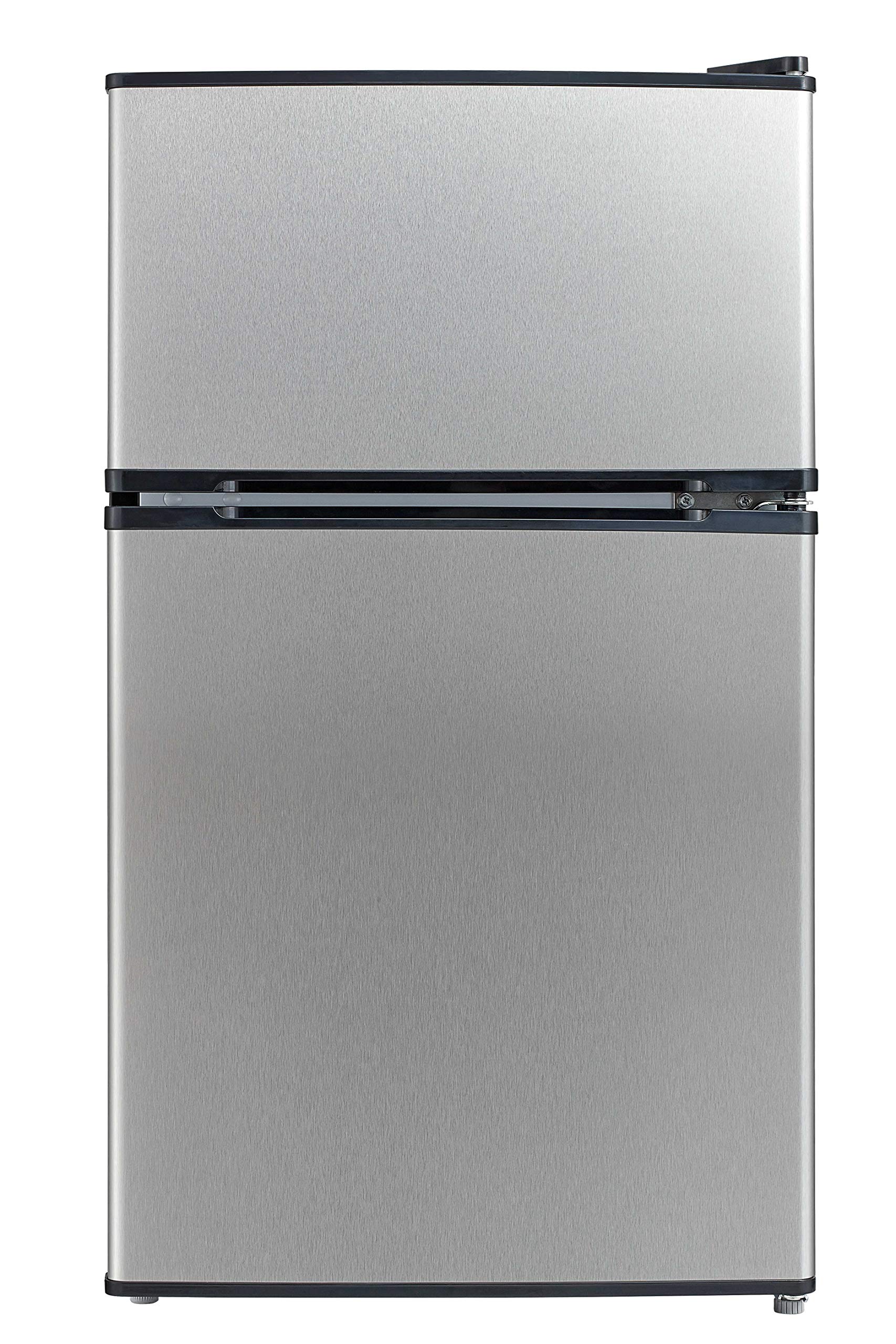 Emerson CR510BSSE 3.1-Cubic Foot Compact Double Door Refrigerator, Stainless Steel