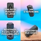 Sony SRS-XE300 - Portable wireless Bluetooth Speaker with Wide Sound - Waterproof, Shockproof, 24 Hours Battery Life and Quick Charging - Blue - 6