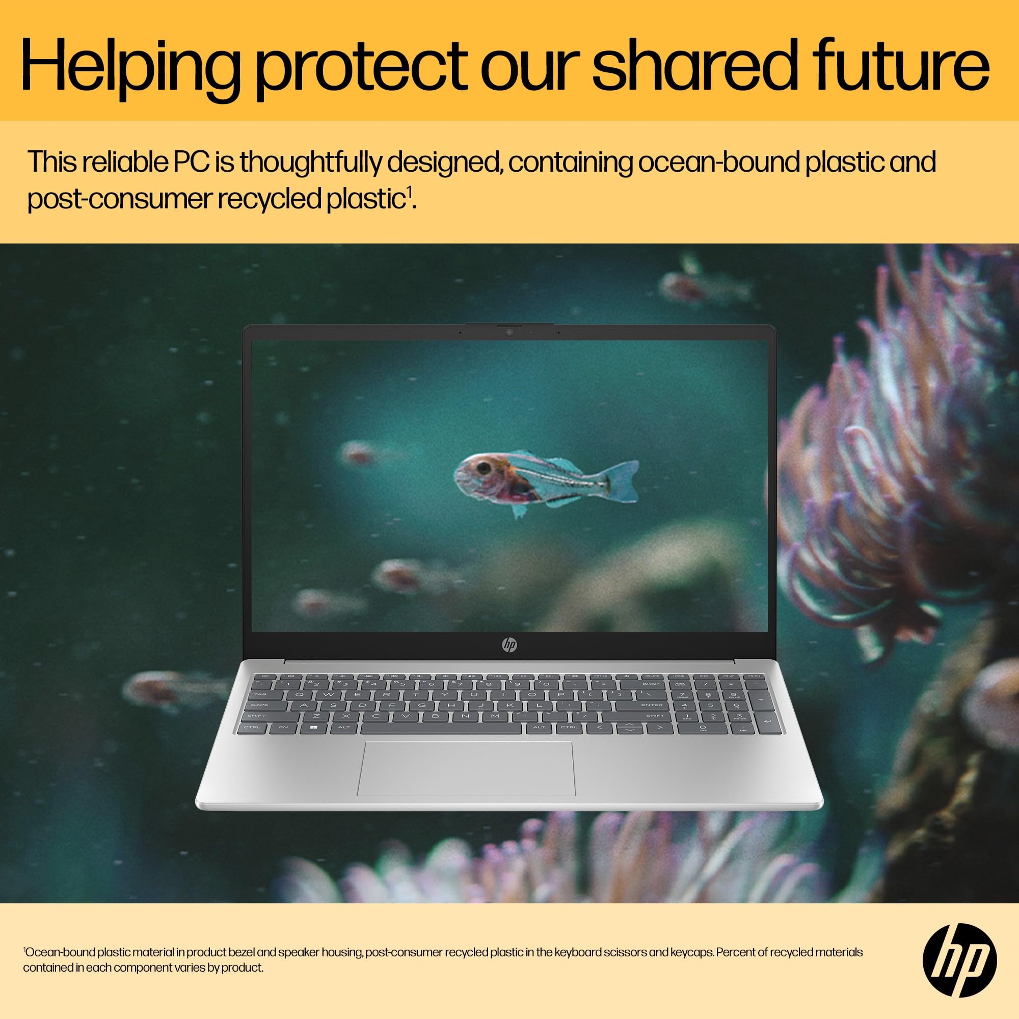 HP 15.6” Laptop | AMD Ryzen 5 7520U Processor | 16 GB RAM | 1 TB SSD | AMD Radeon Graphics | FHD Display | Up to 11.5 hrs battery | Dual Speakers | Windows 11 | Silver | 15-fc0002sa — view 8