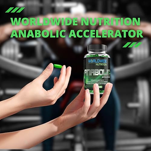 Miniatura 5 de Worldwide Nutrition Acelerador anabólico - Suplemento diario para hombres - 180 cápsulas - Apoya la energía, la recuperación del entrenamiento y la