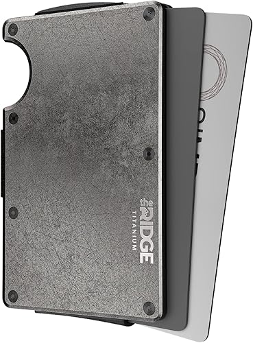 Miniatura 5 de Cartera Ridge para hombres - Billetera delgada y minimalista compacta y tarjetero, carteras con bolsillo frontal protegido por RFID para hombres con