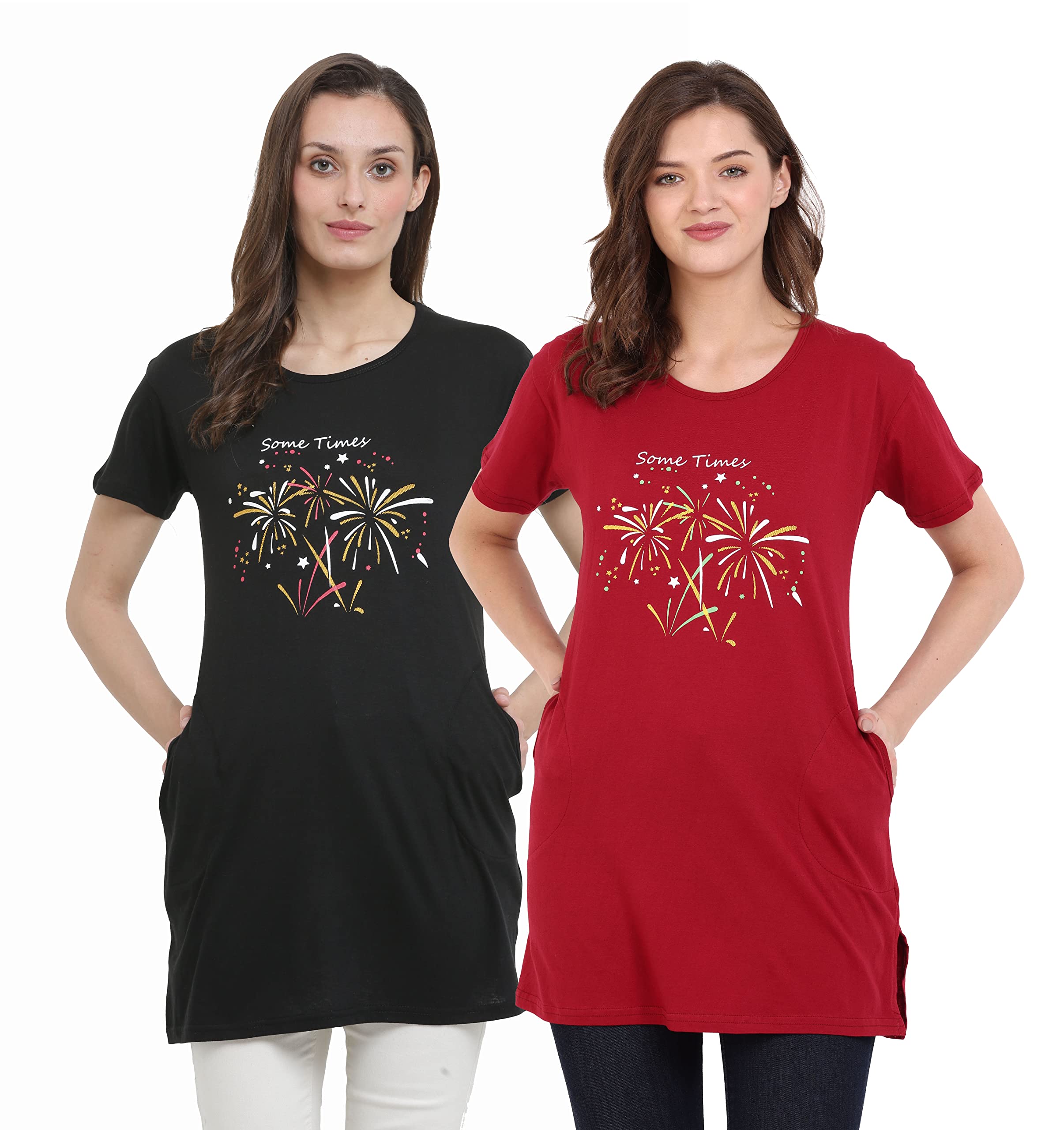 rravayki Women's Printed Long T-Shirt-picture-13