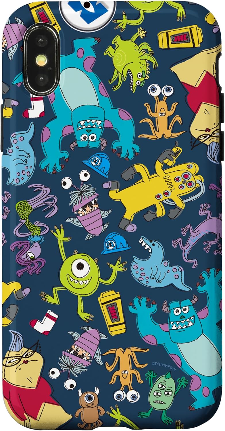 Disney Pixar Monsters Inc. Scare Crew Case for iPhone 17